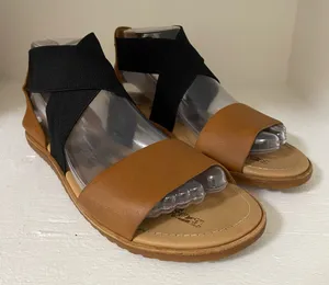 Sorel Women's Black and Brown Sandals thumbnail 1