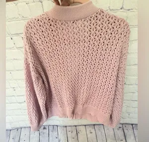 Lavender Sweater Cardigan by A New Day- Target size medium thumbnail 3