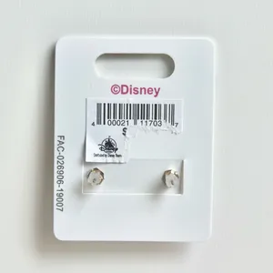 NWT Disney Parks Collection Princess Belle Enamel Stud Earrings Set thumbnail 2