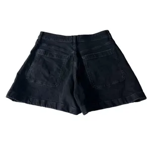 Madewell Curvy The High-Rise Sailor Short Women’s Size 31 Black Denim thumbnail 3