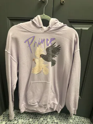 PRINCE Doves Cry Hoodie Sweatshirt Size M thumbnail 2