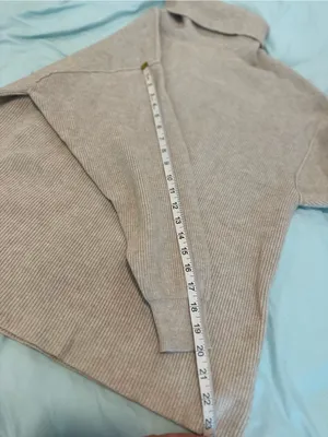 EUC Free People Women’s Sz: S Oversized Cream Sweater Slouchy Tunic Mock Neck. thumbnail 5
