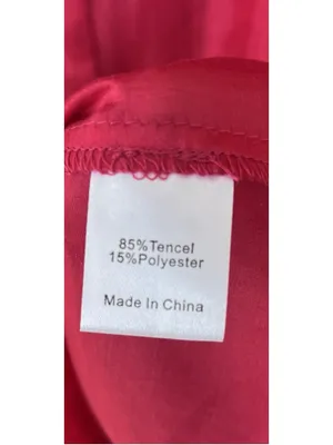 Tuckernuck Raspberry Organza Delaney Dress M Puff Sleeves Collar Wedding Guest thumbnail 10