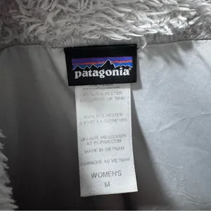 Patagonia Los Gatos Full Zip Jacket Sherpa Gray Medium Fur Fuzzy Sherpa thumbnail 3