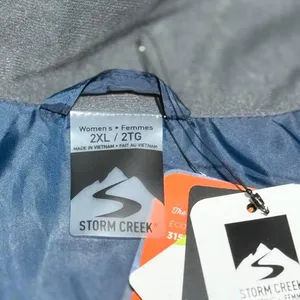 Storm Creek Packable Quilted‎ Vest Womens 2XL Navy Blue Full Zip Puffer Layering thumbnail 8