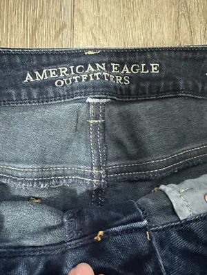 American Eagle Outfitters Navy Straight Leg Women’s Jeans thumbnail 6