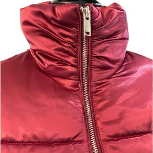 NWT 7 For All Mankind Metallic Crop Puffer Jacket thumbnail 8