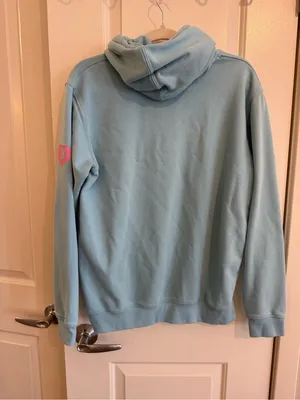 Pitchers Only PO Klub Blue & Pink Oversized Hoodie Size Small thumbnail 6