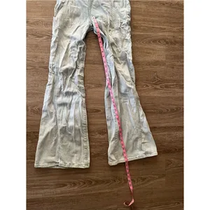 Free People We The Free High Rise Flare Jeans Y2K Womens 29 Light Wash Denim thumbnail 13
