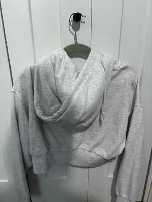 ZARA Cropped Zip-Up Hoodie thumbnail 2