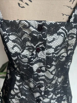 White House Black Market Lace Corset Top Size 10 thumbnail 8