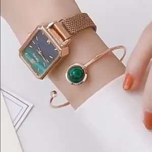 𝅺WOMEN’S Watch & Braclet set Green thumbnail 4