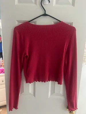 American Eagle Pink Long Sleeve Top thumbnail 3