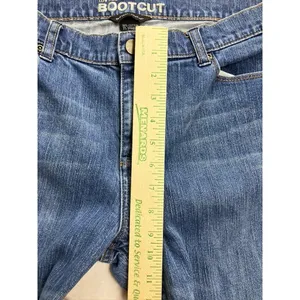 New York & Company Bootcut Jeans Women‎ 12 Tall Blue Low Rise Stretch Y2K thumbnail 4