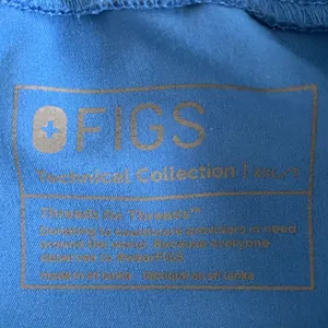 FIGS Zamora FIONx Jogger Royal Blue High Waisted Scrub Pants thumbnail 7