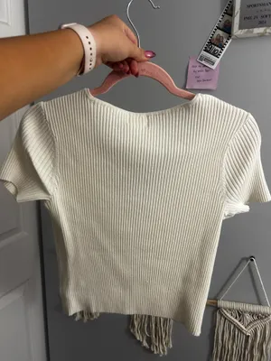 White H&M Top thumbnail 3