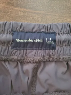 Abercrombie & Fitch Dark Gray Elastic Waist Shorts Size Small Womens thumbnail 2