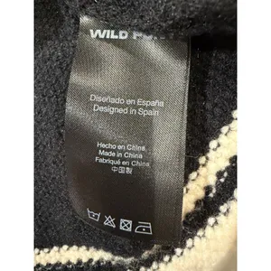 NWT Wild Pony Sequin Knitted Mini Skirt in Black Size Small thumbnail 4