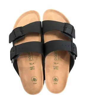 Birkenstock Papillio Black Arizona Flex Double Strap Platform Sandals 11 Narrow thumbnail 1