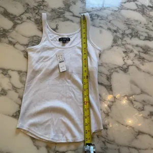 NWT J crew Vintage rib shelf-bra tank top white ribbed Sz XXS thumbnail 7