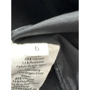 L'AGENCE‎ Womens Blazer Size 6 Black One Button Lined Relaxed Solid Pockets Work thumbnail 7