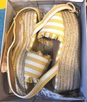 Yellow Platform Sandals thumbnail 4