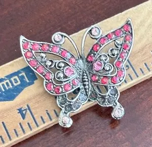 Vintage Butterfly brooch thumbnail 1