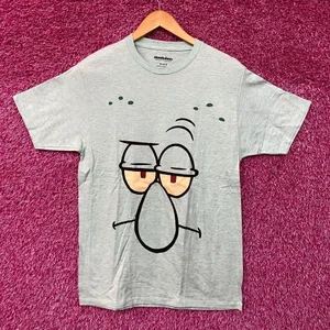 SpongeBob Squarpants Squidward Face Tshirt size medium thumbnail 1