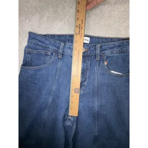 the drop frida jeans medium indigio‎ extra wide leg jeans size 29 thumbnail 7
