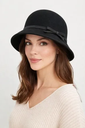 NWT A New‎ Day Target Adjustable Black Trench Hat OS thumbnail 1