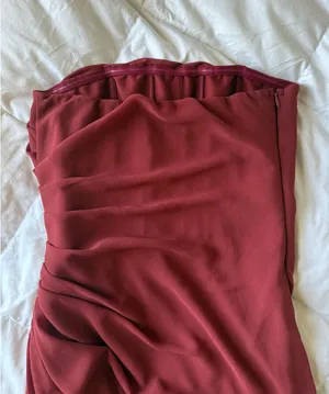 Oh Polly Valentina Midi Dress Burgundy Size 2 thumbnail 13