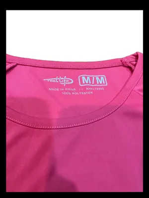 Reel Life Women's Medium Long Sleeve Tee Shirt Pink Quick Dry Beach Life NWOT thumbnail 4