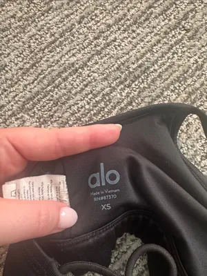 ALO Yoga Black Wireless Thin-Strap Bralette thumbnail 5