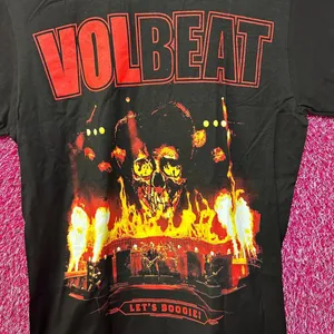 Volbeat Lets Boogie Live at Telia Parken Groove Metal Tee Medium thumbnail 2