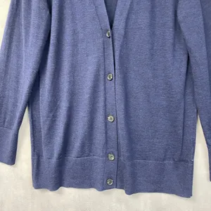 GAP Womens Merino Wool Cardigan Sweater Size XL Tall Academia Preppy Layer thumbnail 4