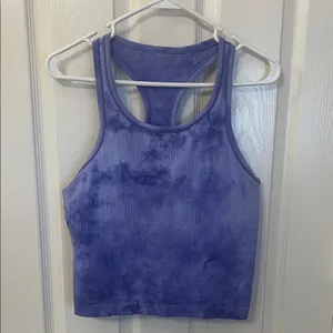 Lululemon Ebb to Street Cropped Racerback Tank Top. thumbnail 2
