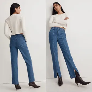 MADEWELL The Perfect Vintage Jean in Medium Indigo Wash: Seamed Edition Size 28 thumbnail 16