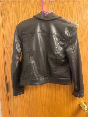 Kut from the Kloth Black Faux Leather Jacket thumbnail 4