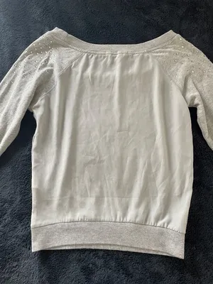 Garage Off-The-Shoulder Top Grey thumbnail 2