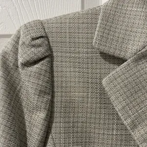 Tahari ASL Houndstooth Blazer and skirt in gold and white 6 thumbnail 3