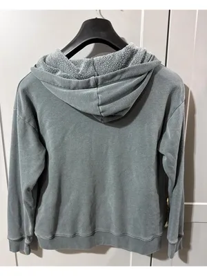 Cozy AF American Eagle Hoodie - Sherpa Lined, Size M thumbnail 4