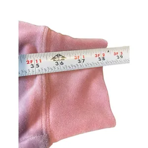 Juicy Couture Velour Dusty Rose Mauve Juicy Rhinestone Spell out Jogger Pants S thumbnail 8