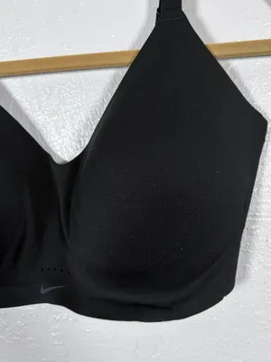 Nike Women L Black Alate Minimalist Sports Bra Padded Cup Athleisure Workout thumbnail 2