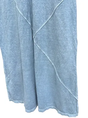 EUC Poetry Hemp Blend Popover Sleeveless Maxi Dress Blue Size 12 thumbnail 6