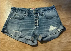 Free People Jean Shorts thumbnail 1
