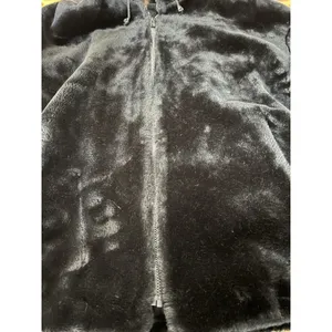 Gallery Coat Sz Large Black‎ Faux Fur Hooded Luxurious City Formal Designer thumbnail 16