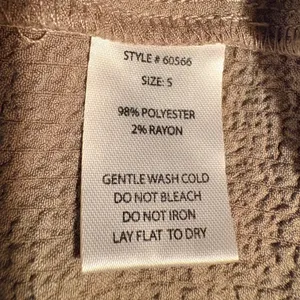Grade & Gather Tiered Midi Dress Size‎ S Taupe Excellent Puff Sleeve thumbnail 5