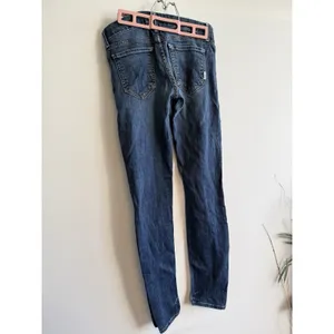 MOTHER The Looker Classic‎ Medium Kitty Mid Wash Low Rise Skinny Jeans thumbnail 3