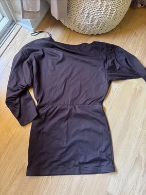 Princess Polly Long-Sleeve Eyelet Neck Tunic Dress thumbnail 3