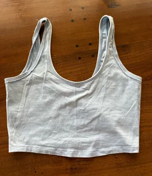 Free people movement light blue medium tank top thumbnail 1